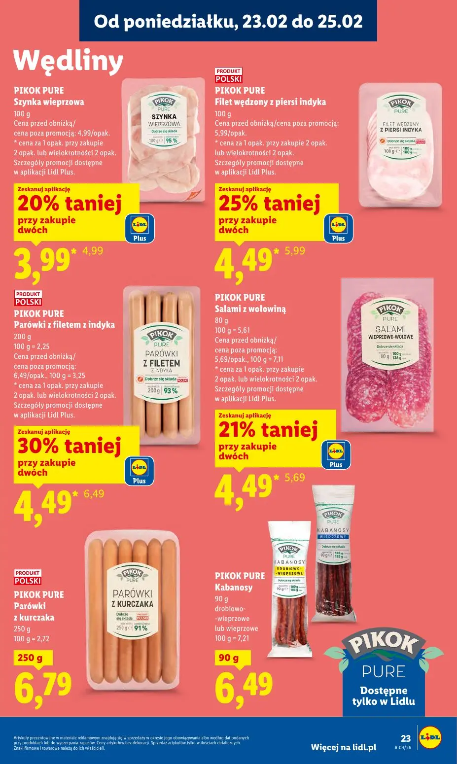 gazetka promocyjna LIDL Od poniedziałku  - Strona 23