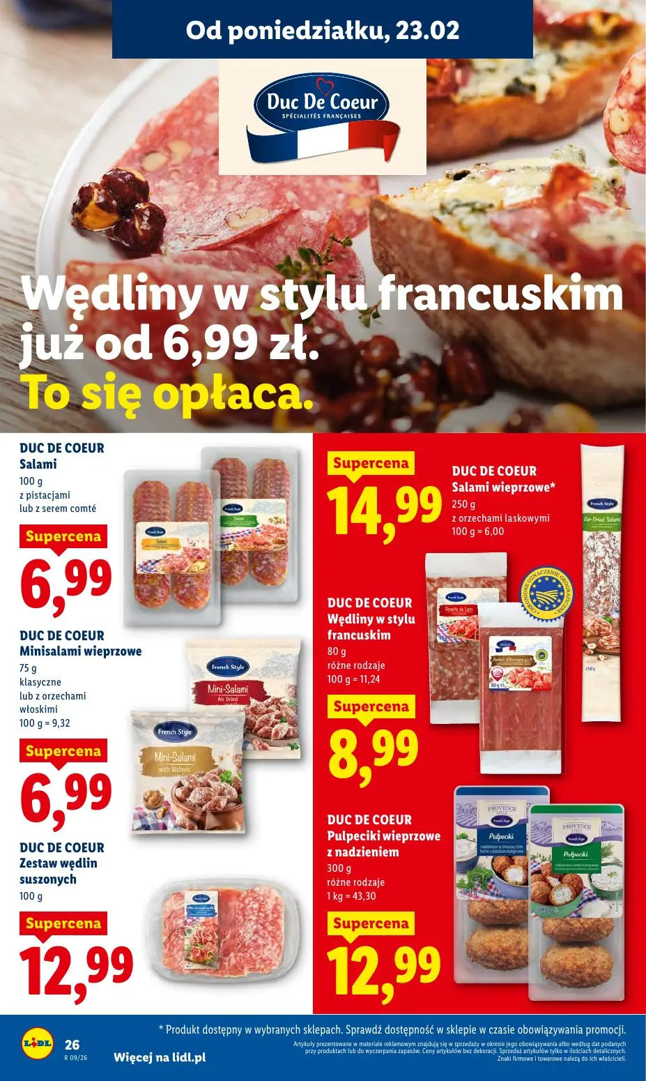 gazetka promocyjna LIDL Od poniedziałku  - Strona 26