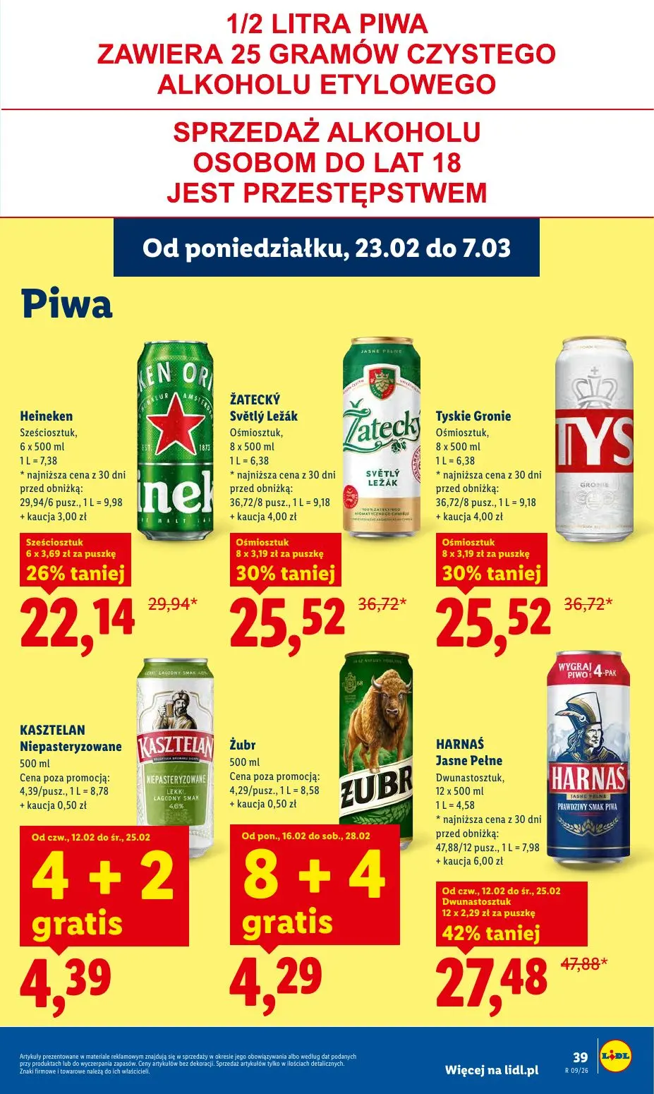 gazetka promocyjna LIDL Od poniedziałku  - Strona 39