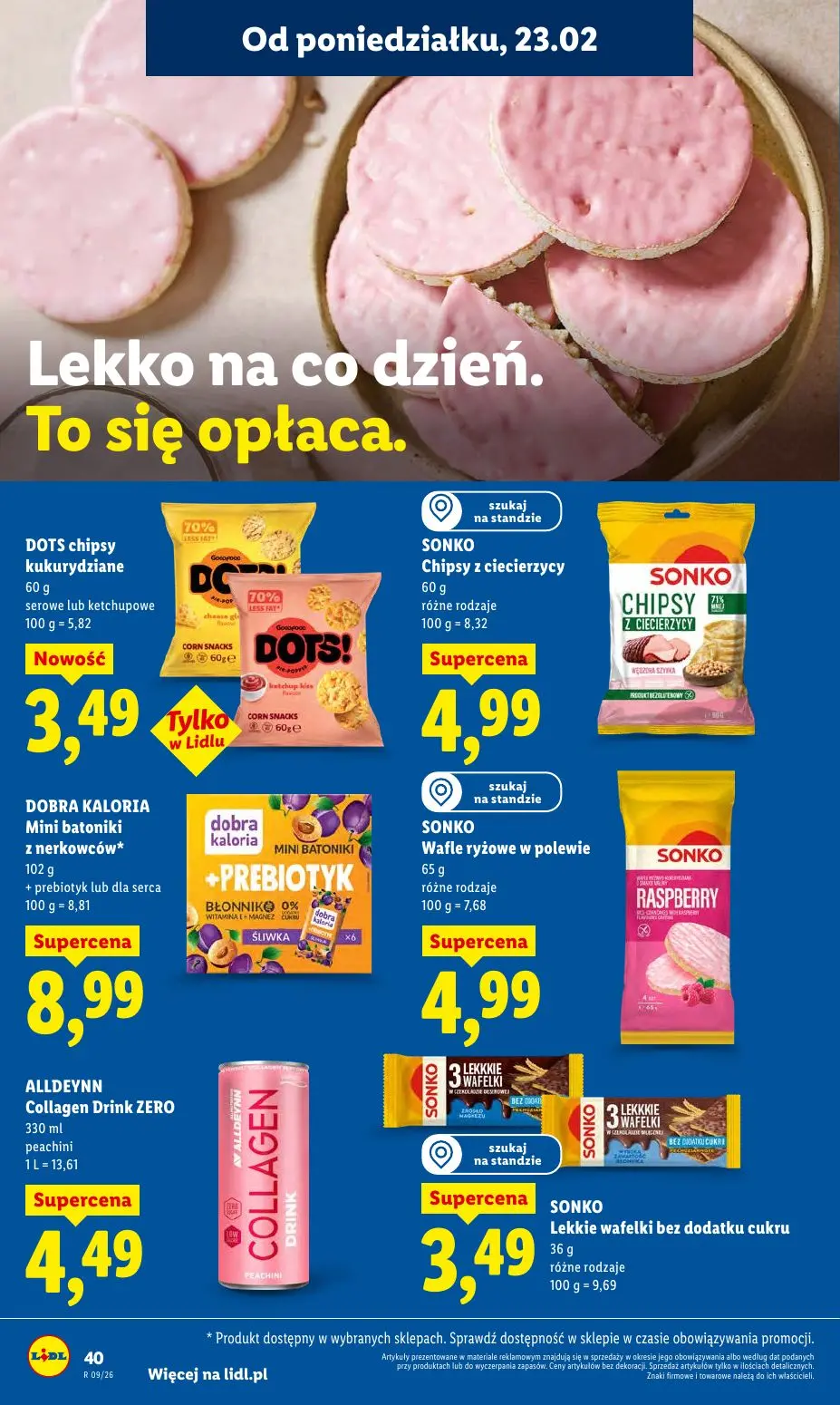 gazetka promocyjna LIDL Od poniedziałku  - Strona 40