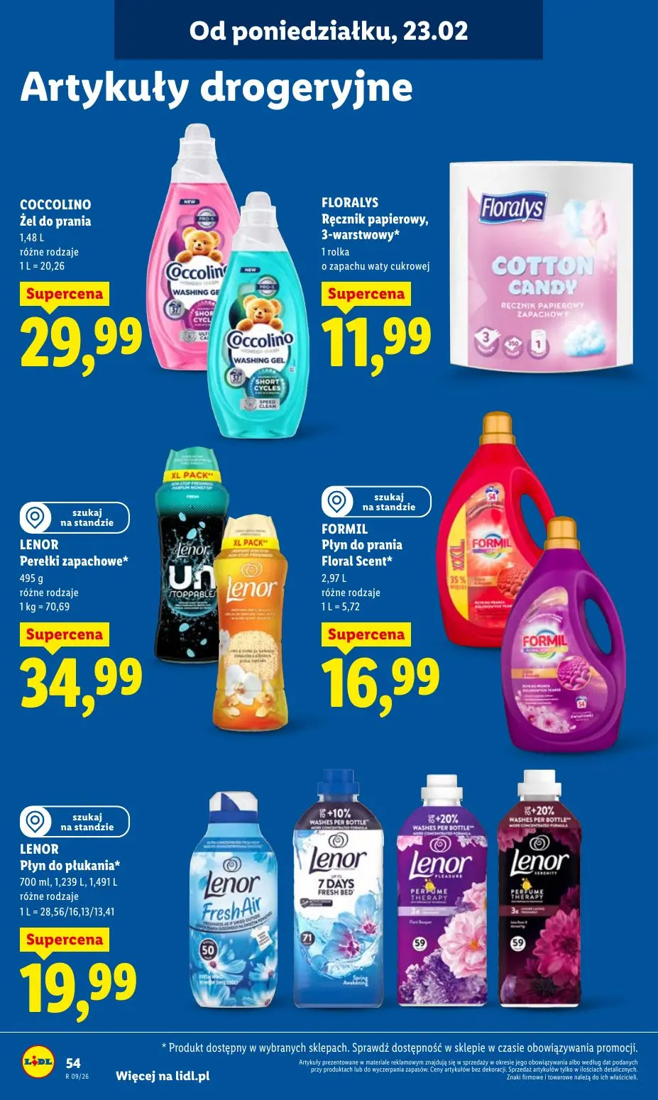 gazetka promocyjna LIDL Od poniedziałku  - Strona 54