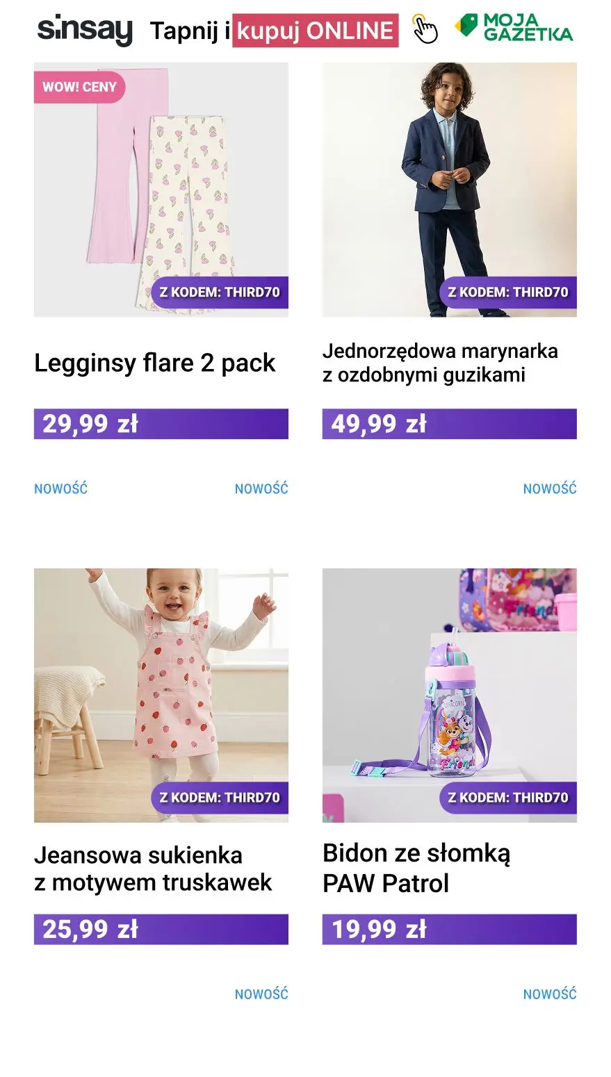 gazetka promocyjna Sinsay Trzeci produkt taniej! - Strona 4