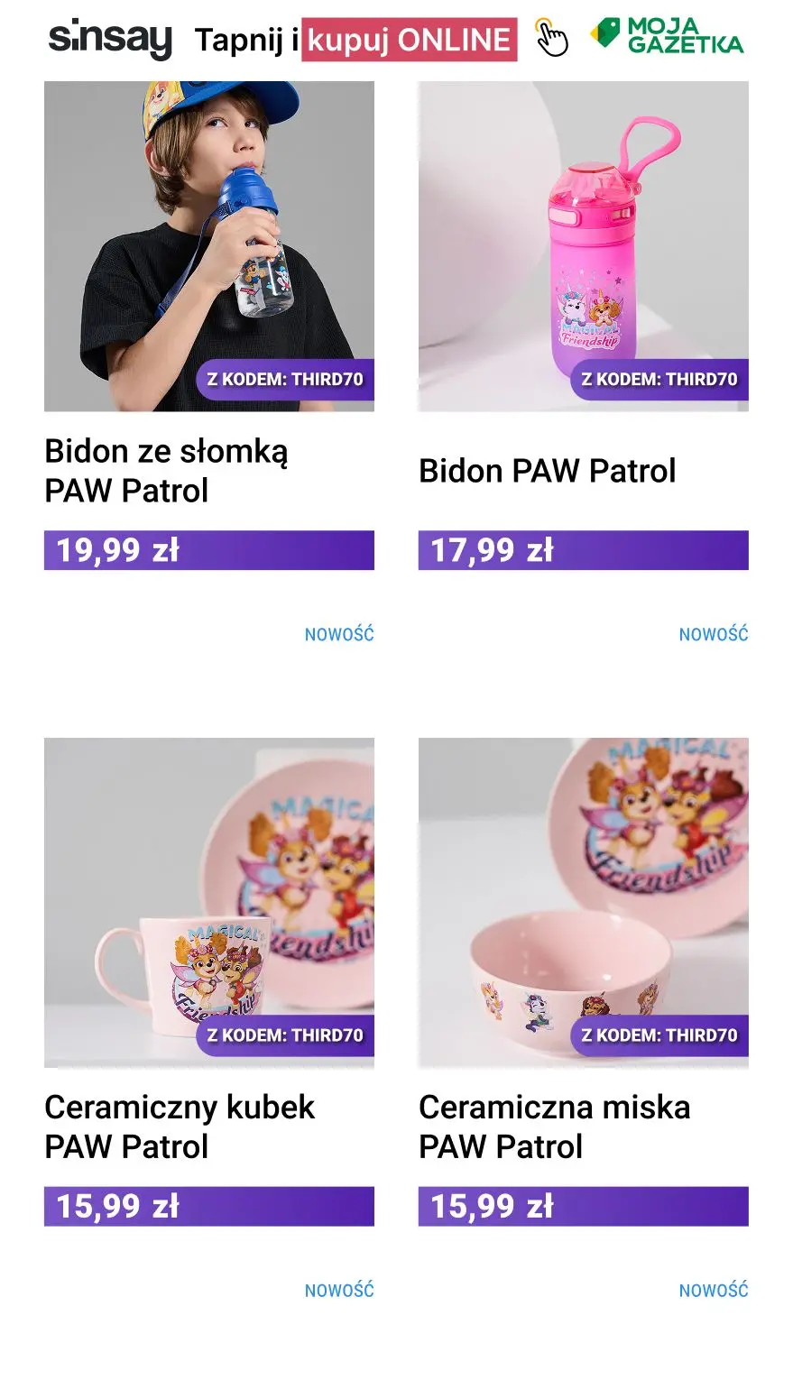 gazetka promocyjna Sinsay Trzeci produkt taniej! - Strona 5