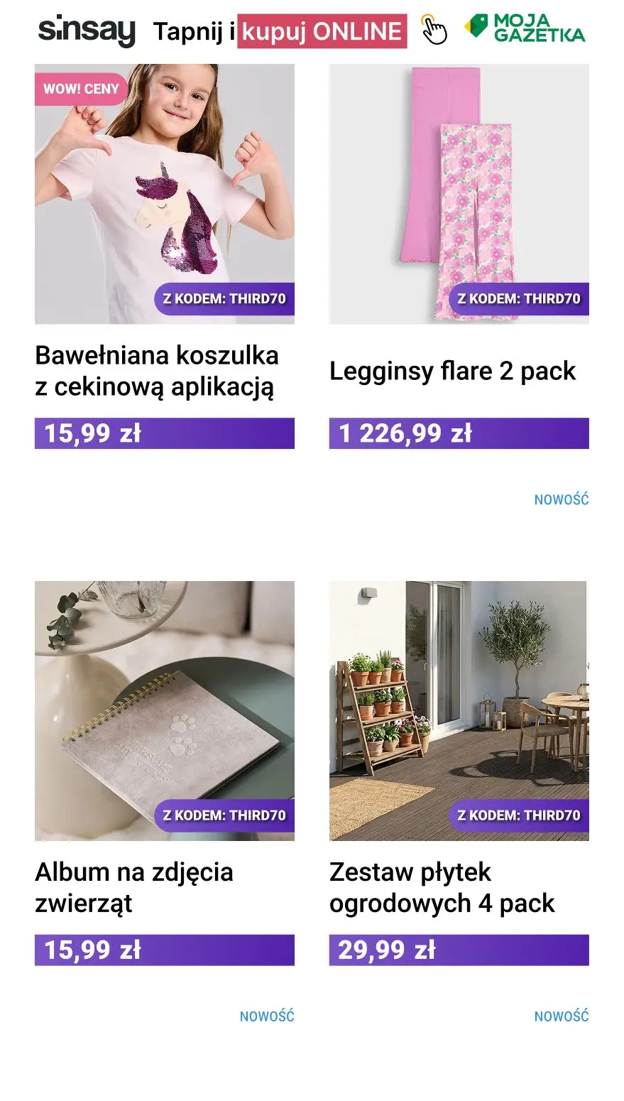 gazetka promocyjna Sinsay Trzeci produkt taniej! - Strona 11