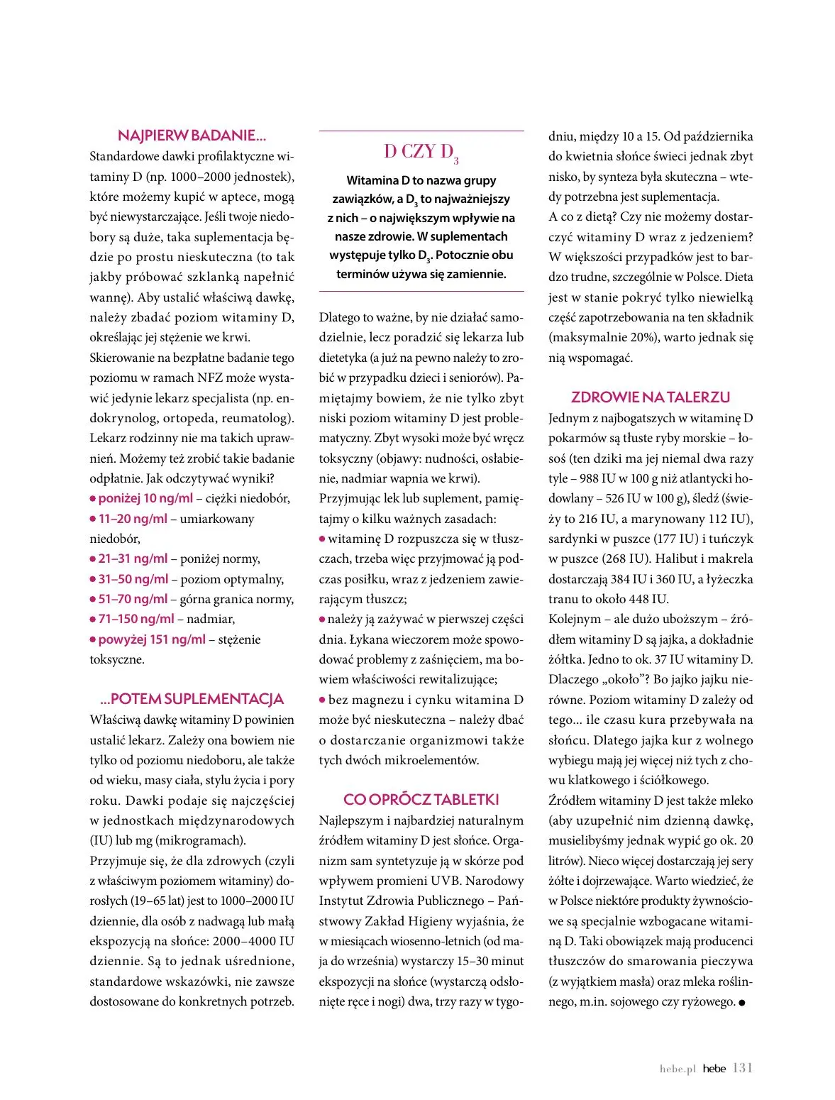 gazetka promocyjna hebe Zimowa podróż - Strona 131