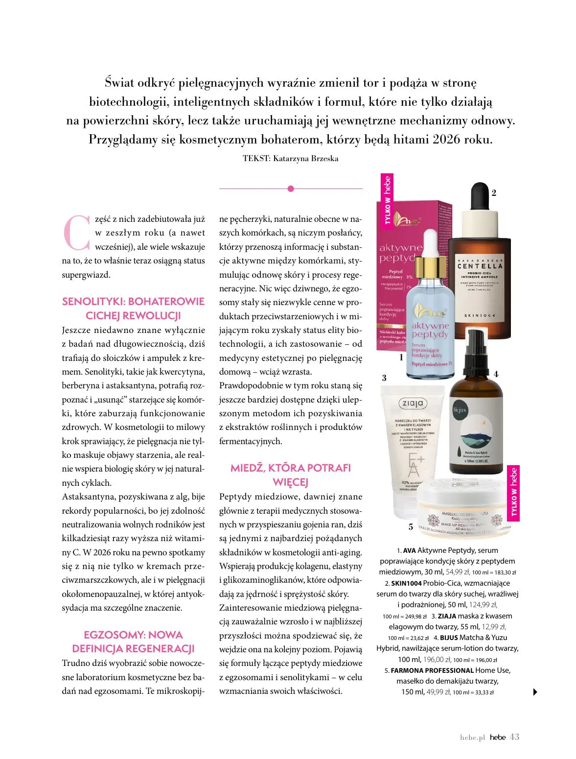 gazetka promocyjna hebe Zimowa podróż - Strona 43