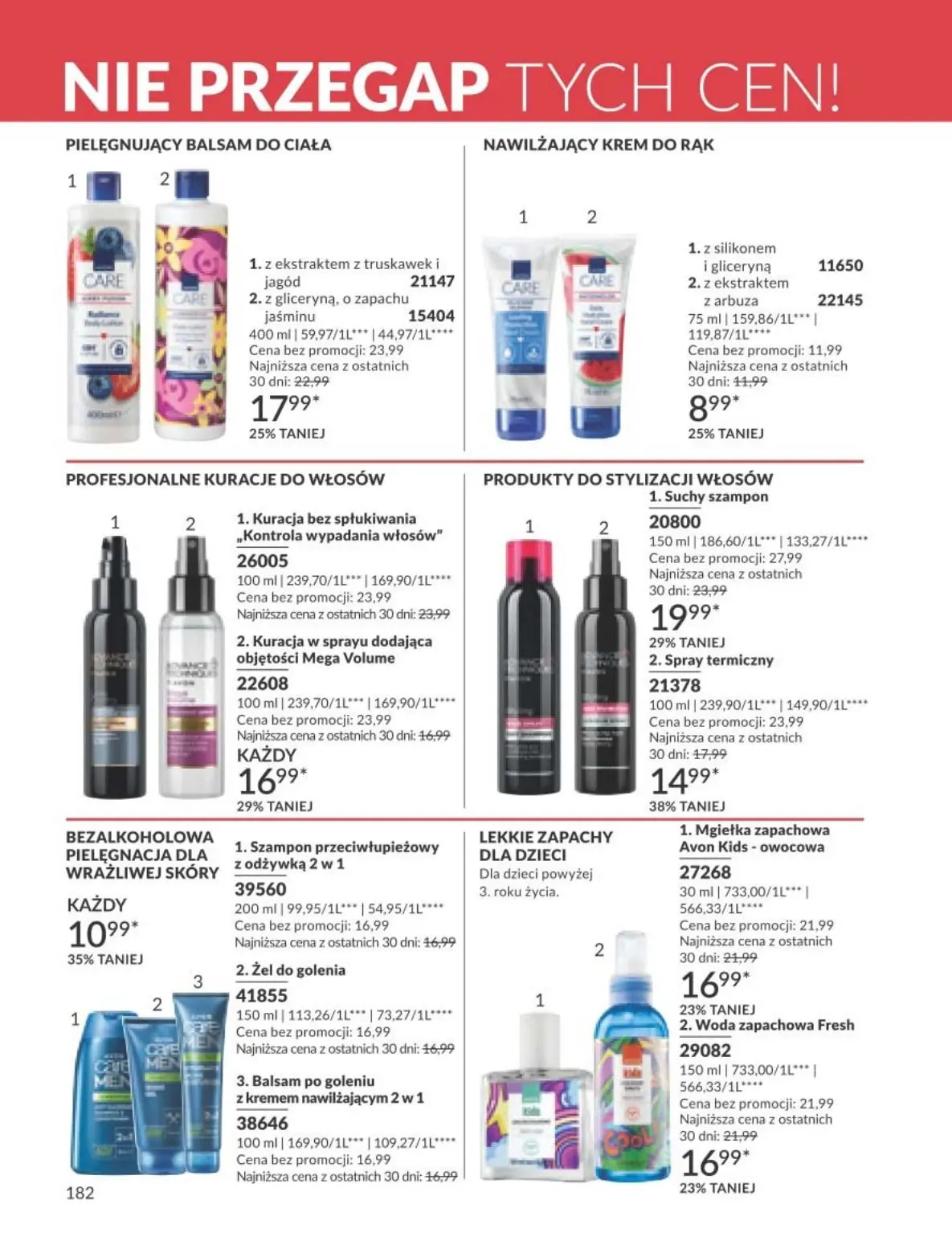 gazetka promocyjna AVON Blask jest w nas - Strona 182