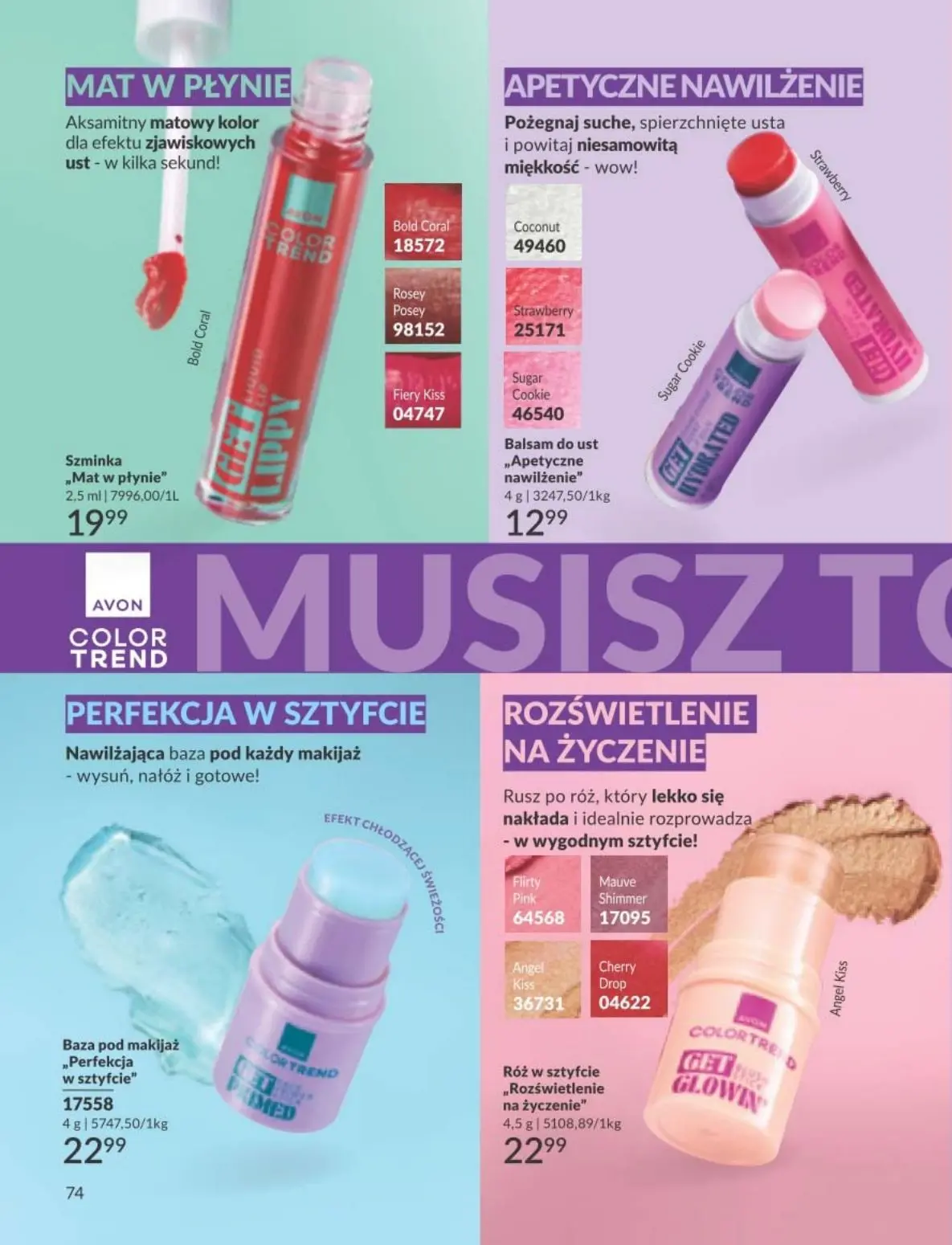 gazetka promocyjna AVON Blask jest w nas - Strona 74