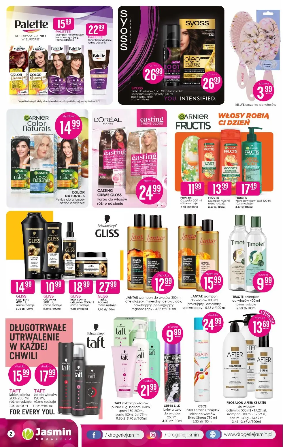 gazetka promocyjna DROGERIE JASMIN  - Strona 2