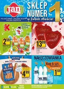 Gazetka promocyjna Jan, ważna od 2026-02-13 do 2026-02-28.