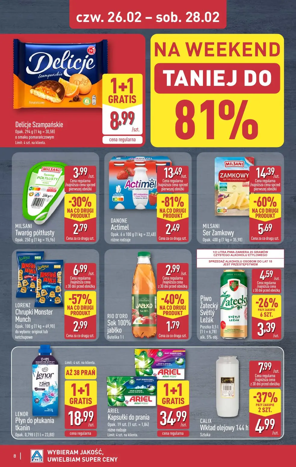 gazetka promocyjna ALDI Tani weekend - Strona 8