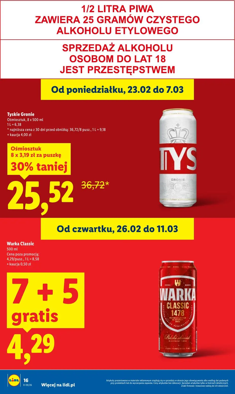 gazetka promocyjna LIDL Od czwartku - Strona 16