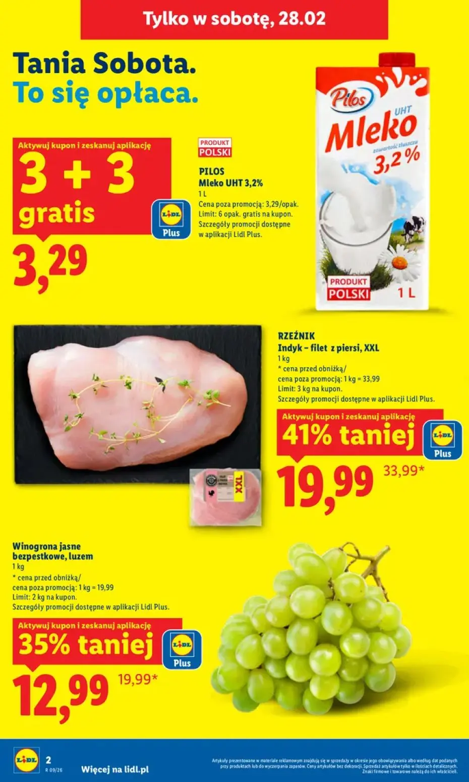 gazetka promocyjna LIDL Tania sobota - Strona 2