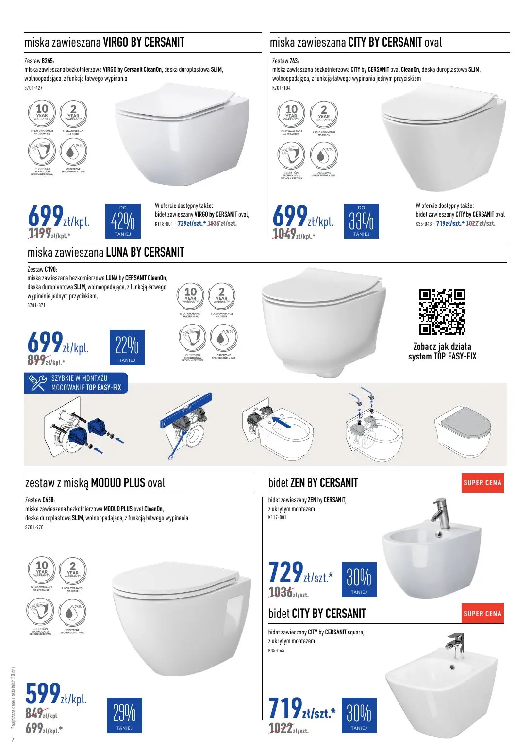 gazetka promocyjna Cersanit Moc Promocji - Strona 2