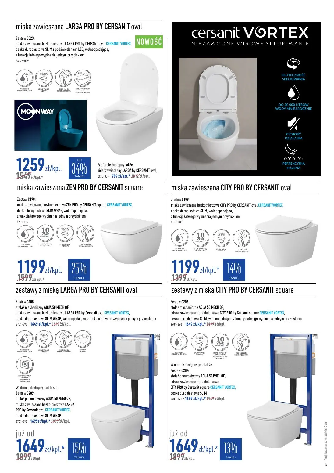 gazetka promocyjna Cersanit Moc Promocji - Strona 3