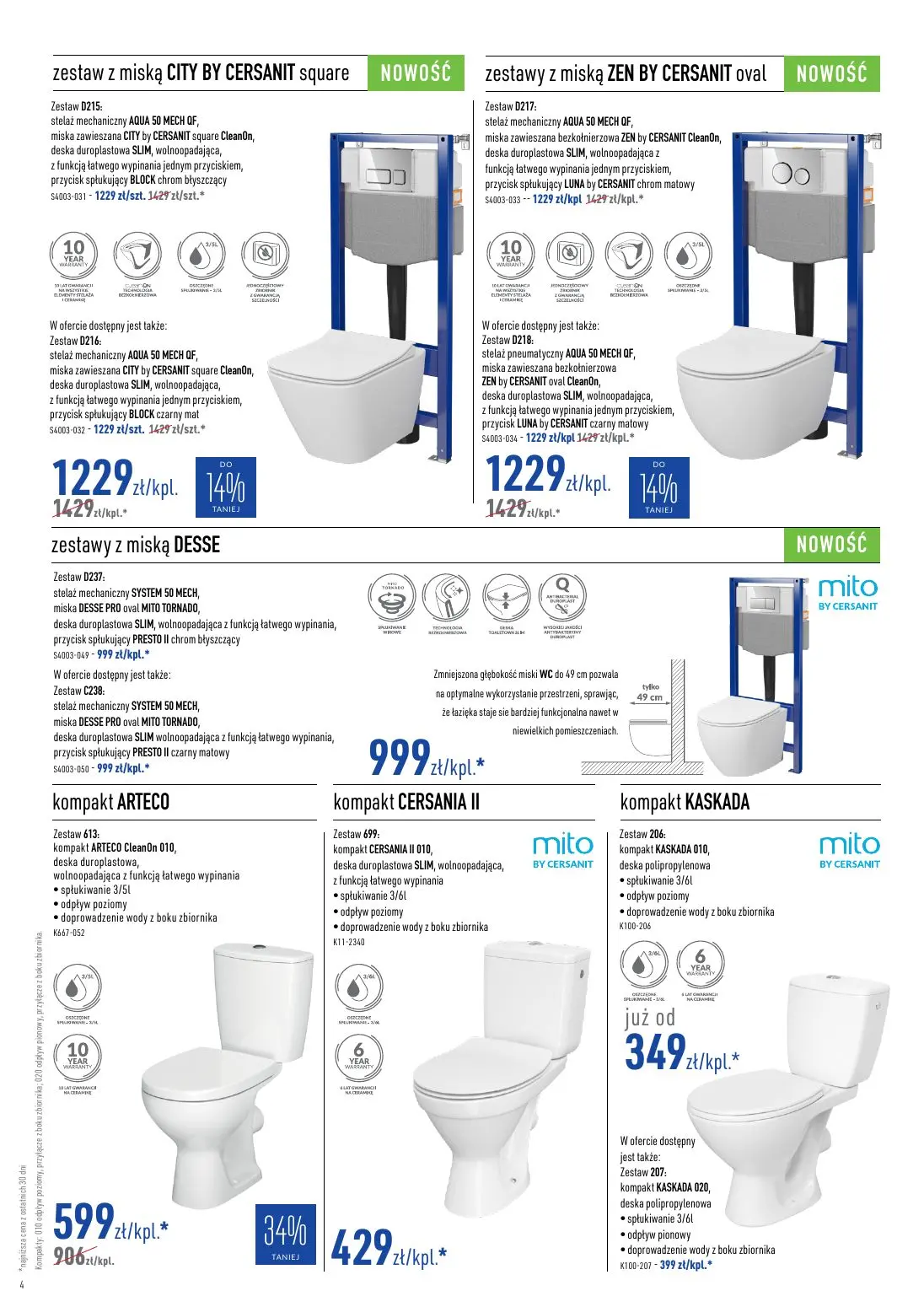 gazetka promocyjna Cersanit Moc Promocji - Strona 4