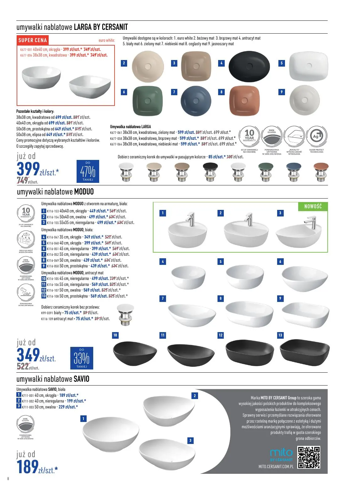 gazetka promocyjna Cersanit Moc Promocji - Strona 8