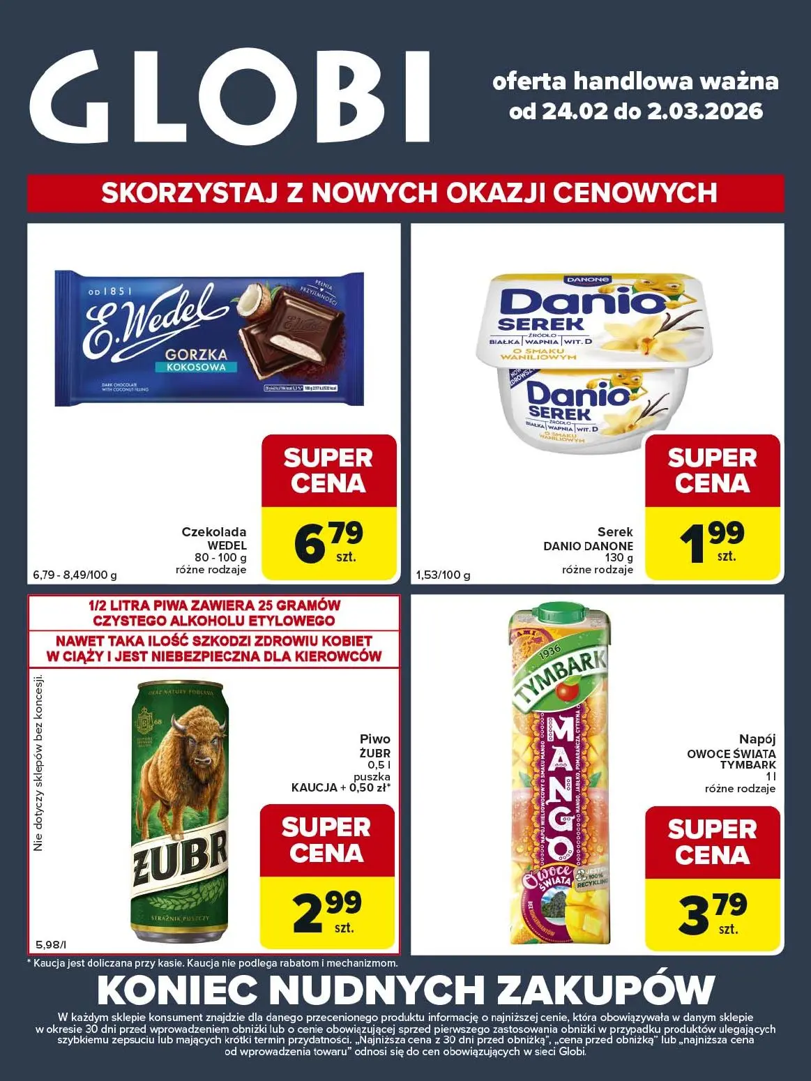 gazetka promocyjna Globi Skorzystaj z nowych okazji cenowych - Strona 1