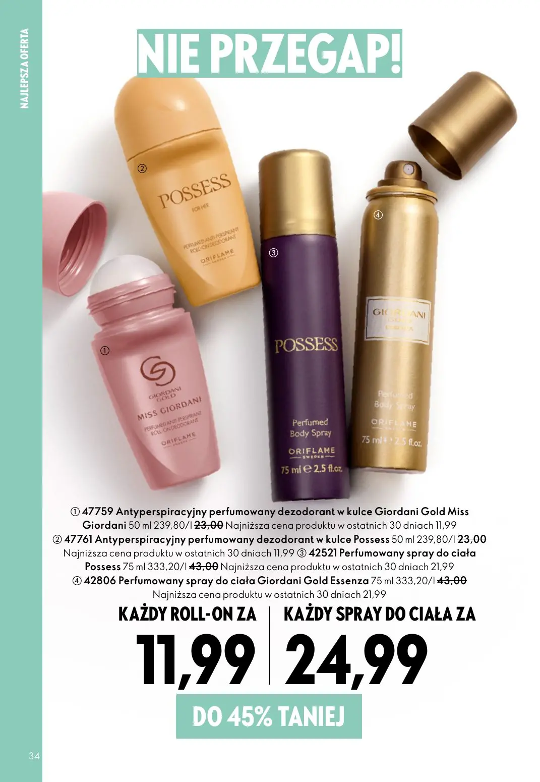 gazetka promocyjna ORIFLAME  - Strona 34