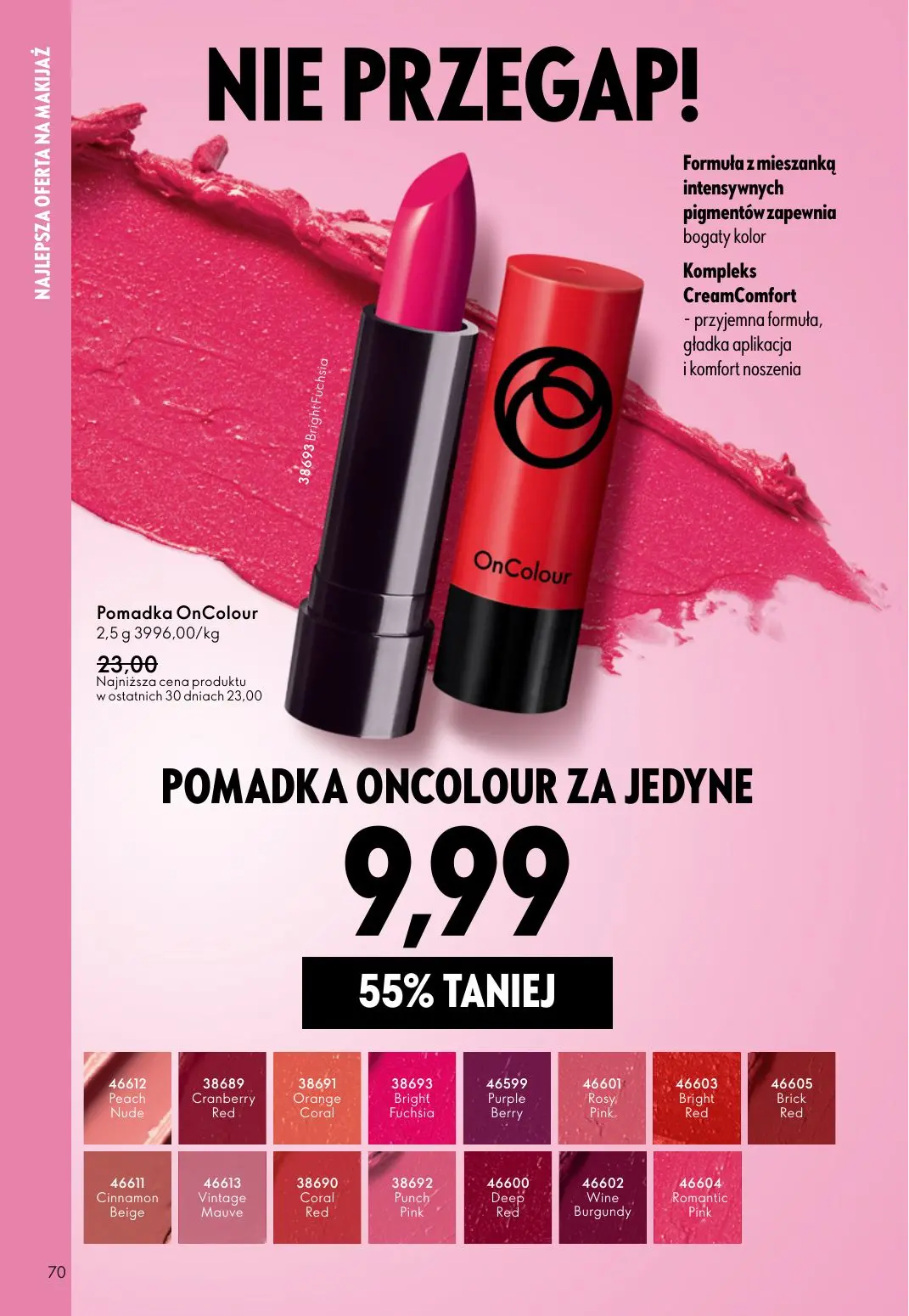 gazetka promocyjna ORIFLAME  - Strona 70