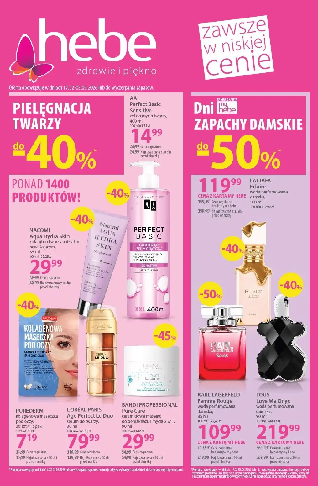 gazetka promocyjna hebe Zawsze w niskiej cenie - Strona 1