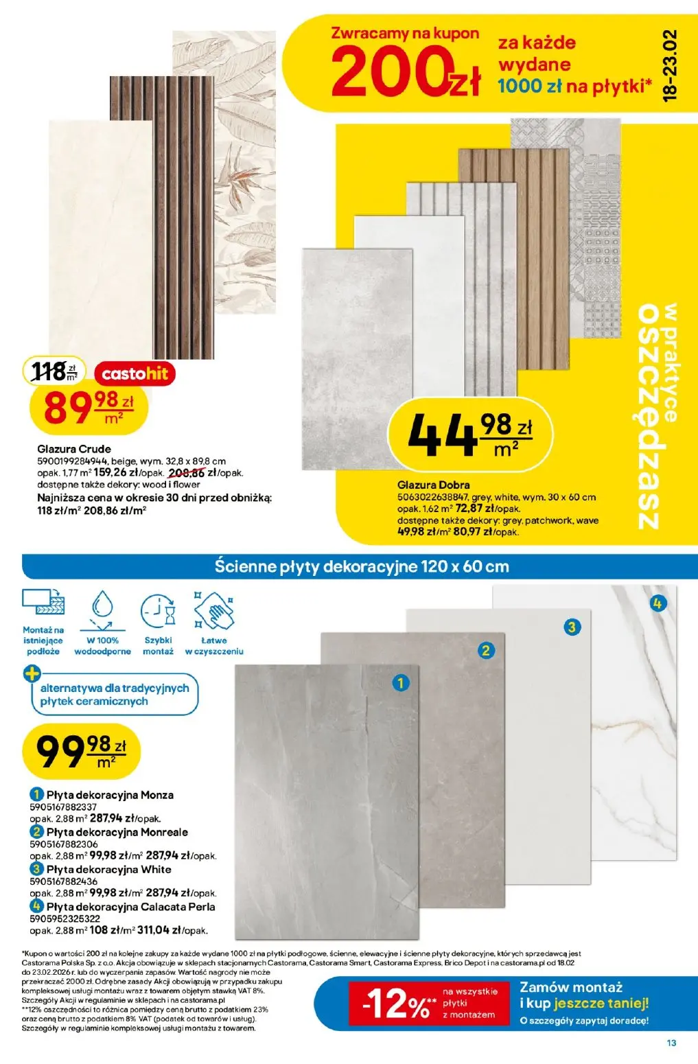 gazetka promocyjna castorama projekt na miarę - Strona 13