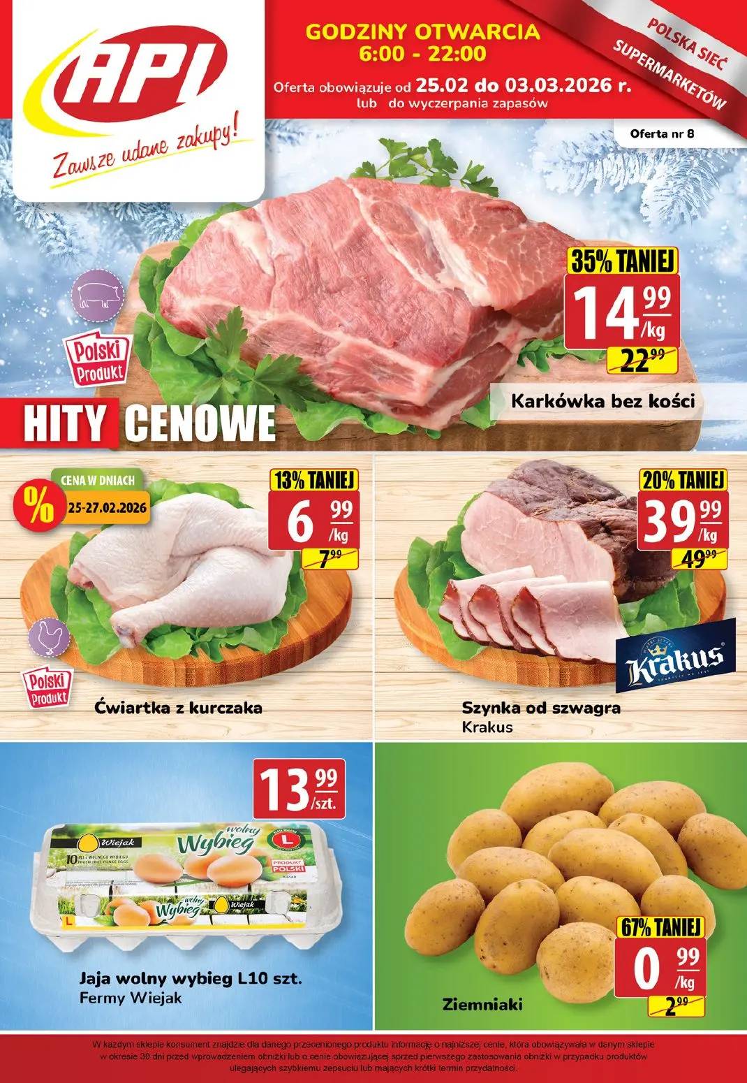 gazetka promocyjna API MARKET Zawsze udane zakupy! - Strona 1