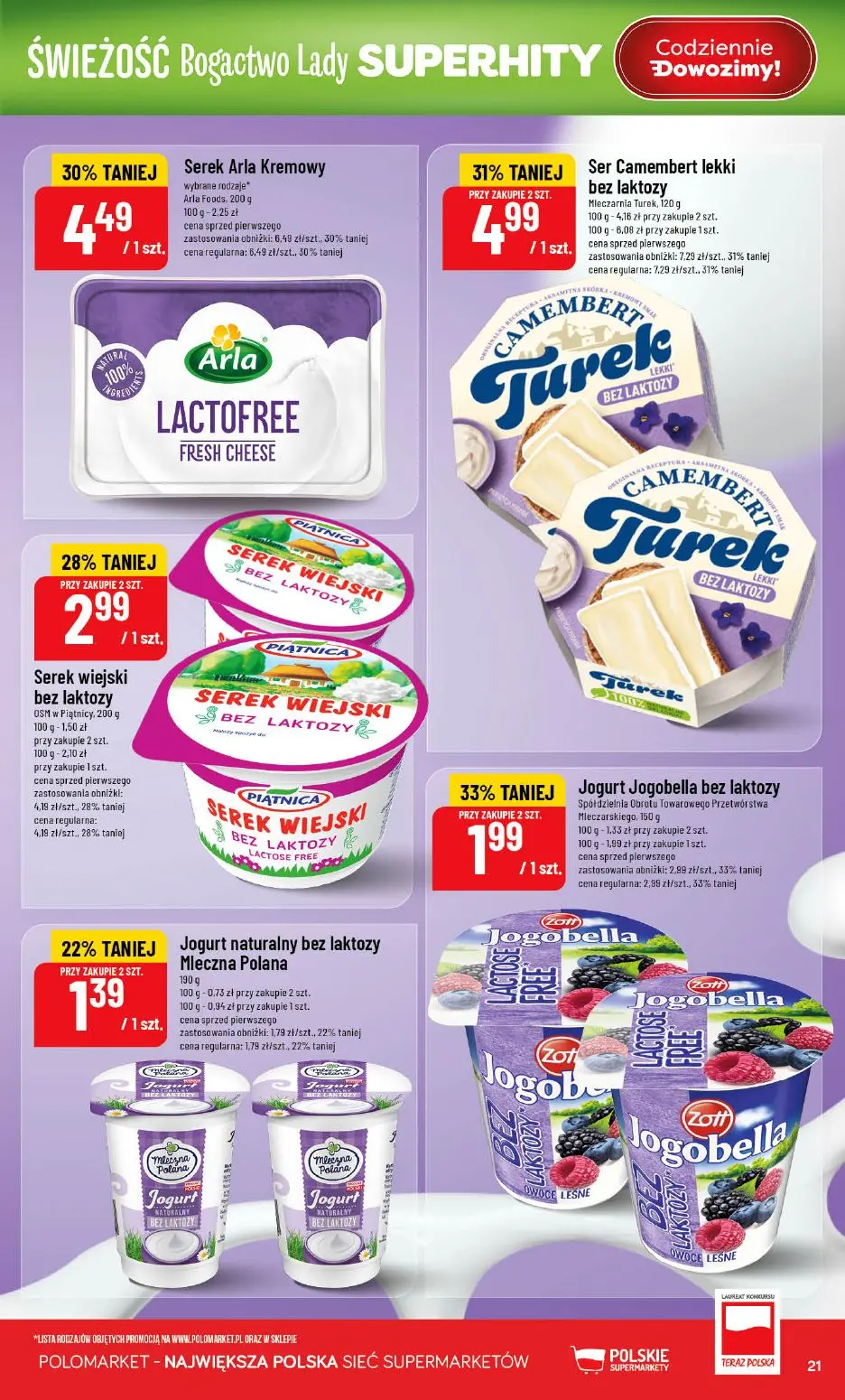 gazetka promocyjna POLOmarket Świeżość Bogactwo Lady - Strona 21