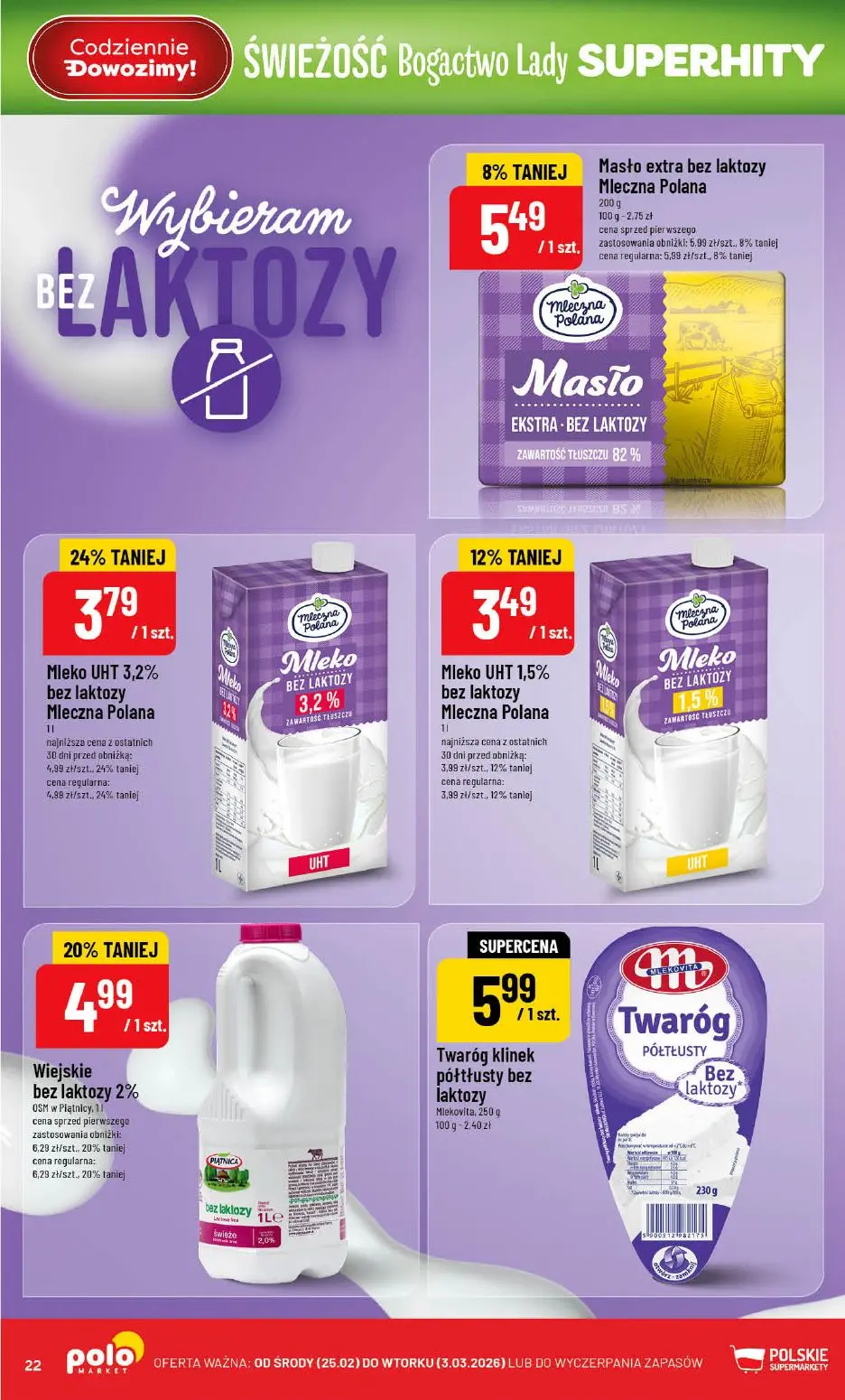 gazetka promocyjna POLOmarket Warmińsko-mazurskie, Podlaskie - Strona 22