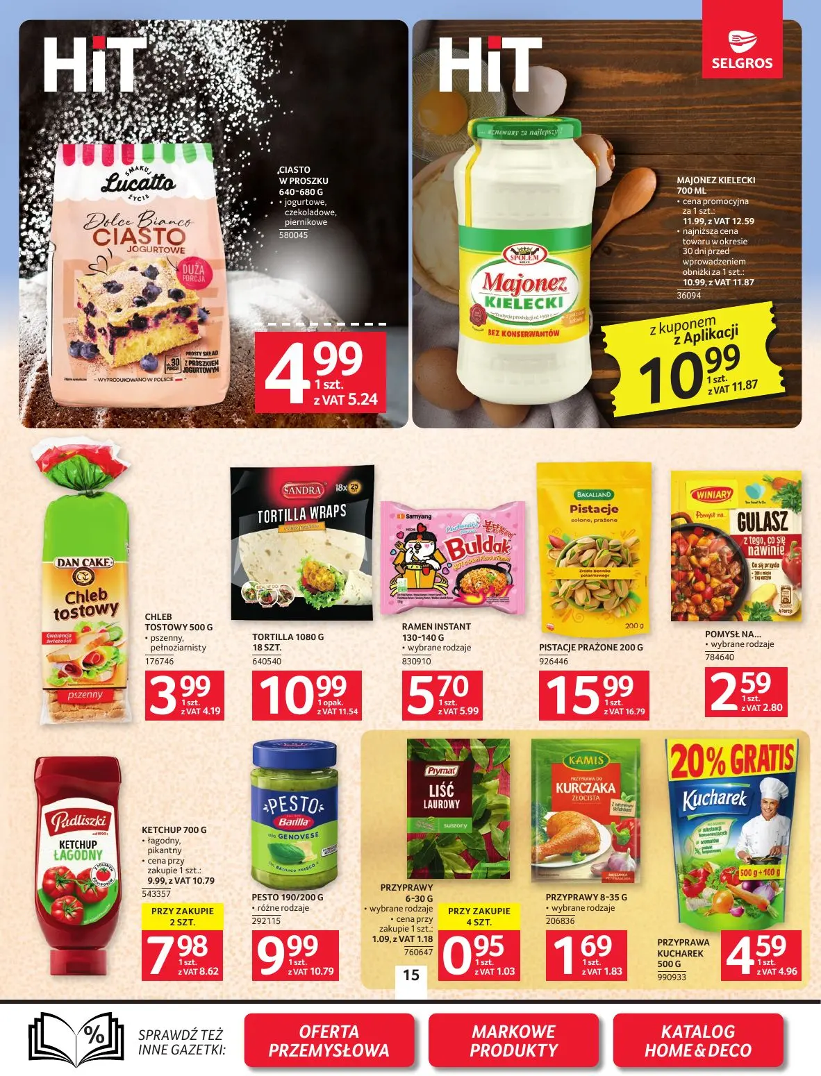 gazetka promocyjna SELGROS Oferta spożywcza - Strona 15