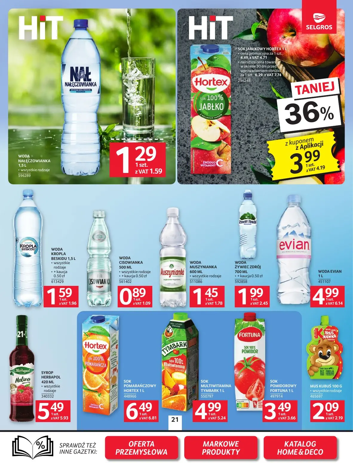 gazetka promocyjna SELGROS Oferta spożywcza - Strona 21