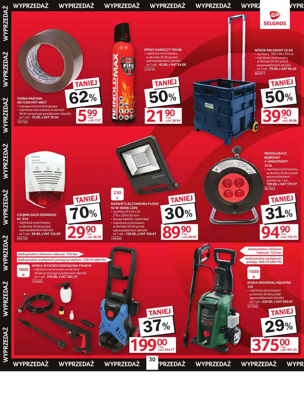 gazetka promocyjna SELGROS Oferta przemysłowa - Strona 32