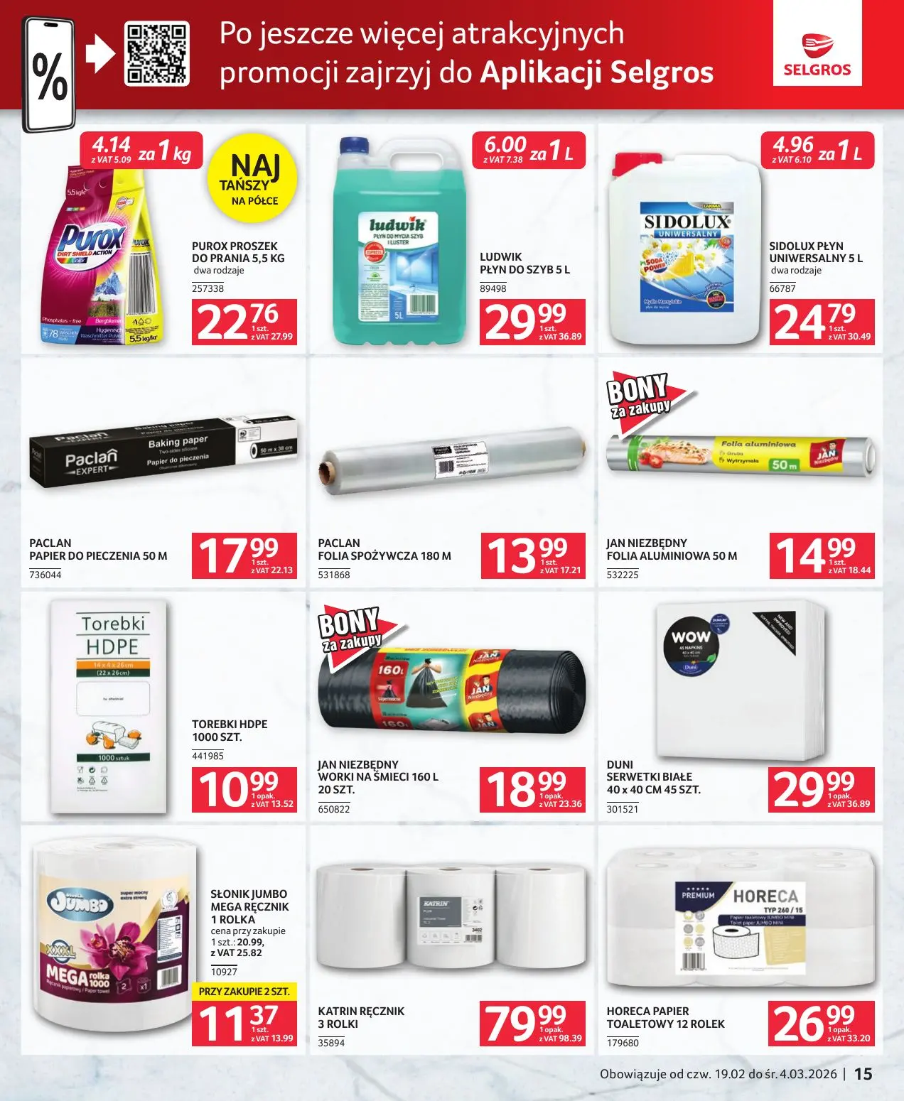 gazetka promocyjna SELGROS Oferta gastronomiczna - Strona 15