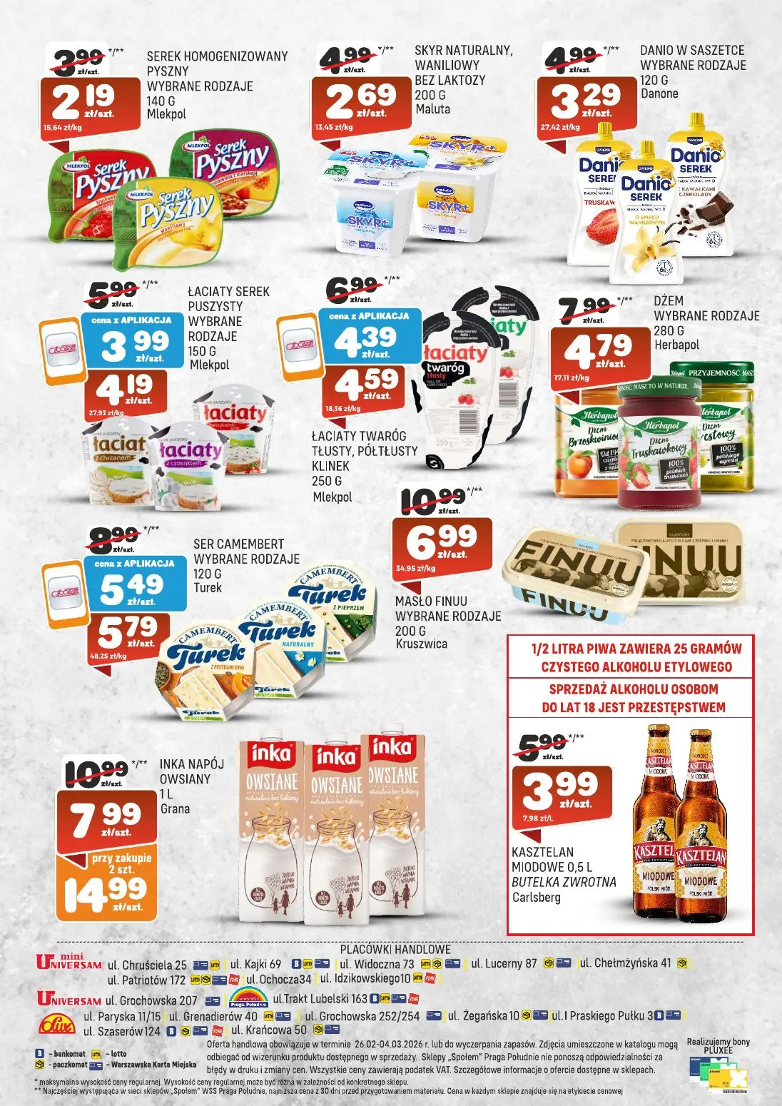 gazetka promocyjna Społem Praga Udane zakupy blisko domu - Strona 4