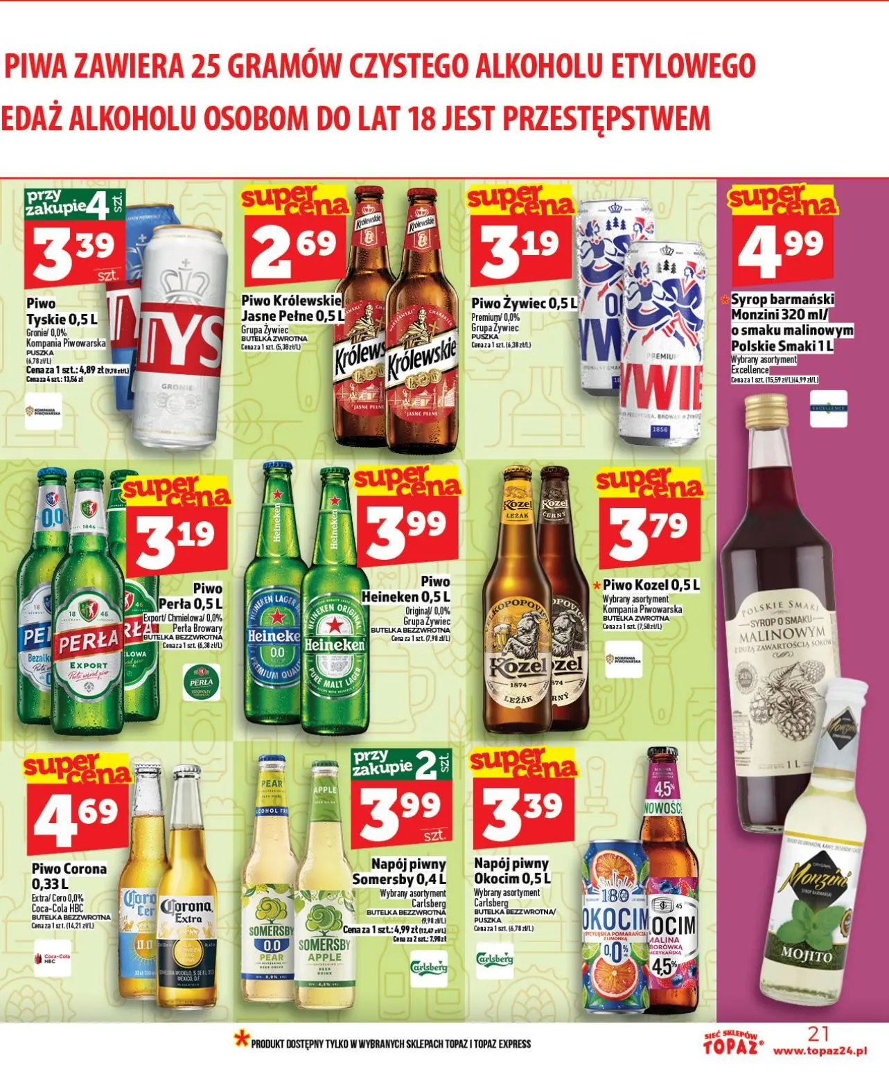 gazetka promocyjna Topaz Warszawa - Strona 21