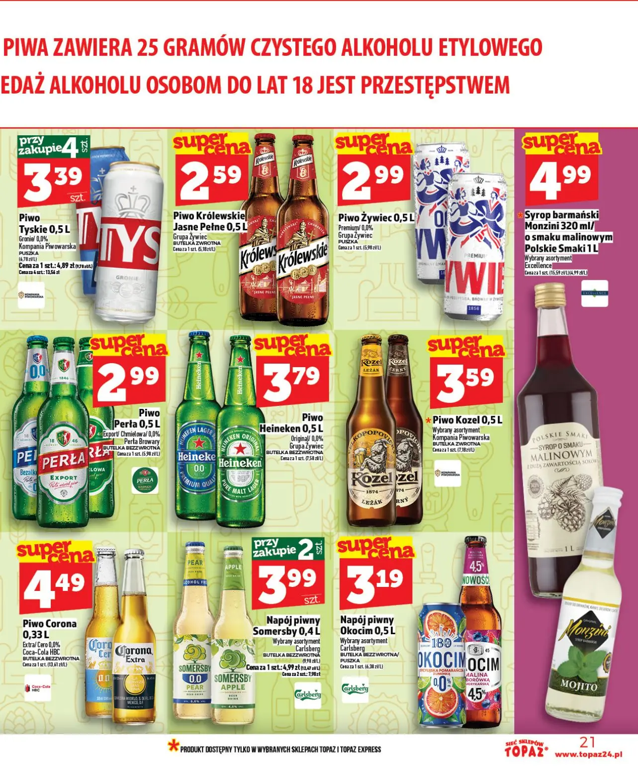 gazetka promocyjna Topaz Ogólna - Strona 21