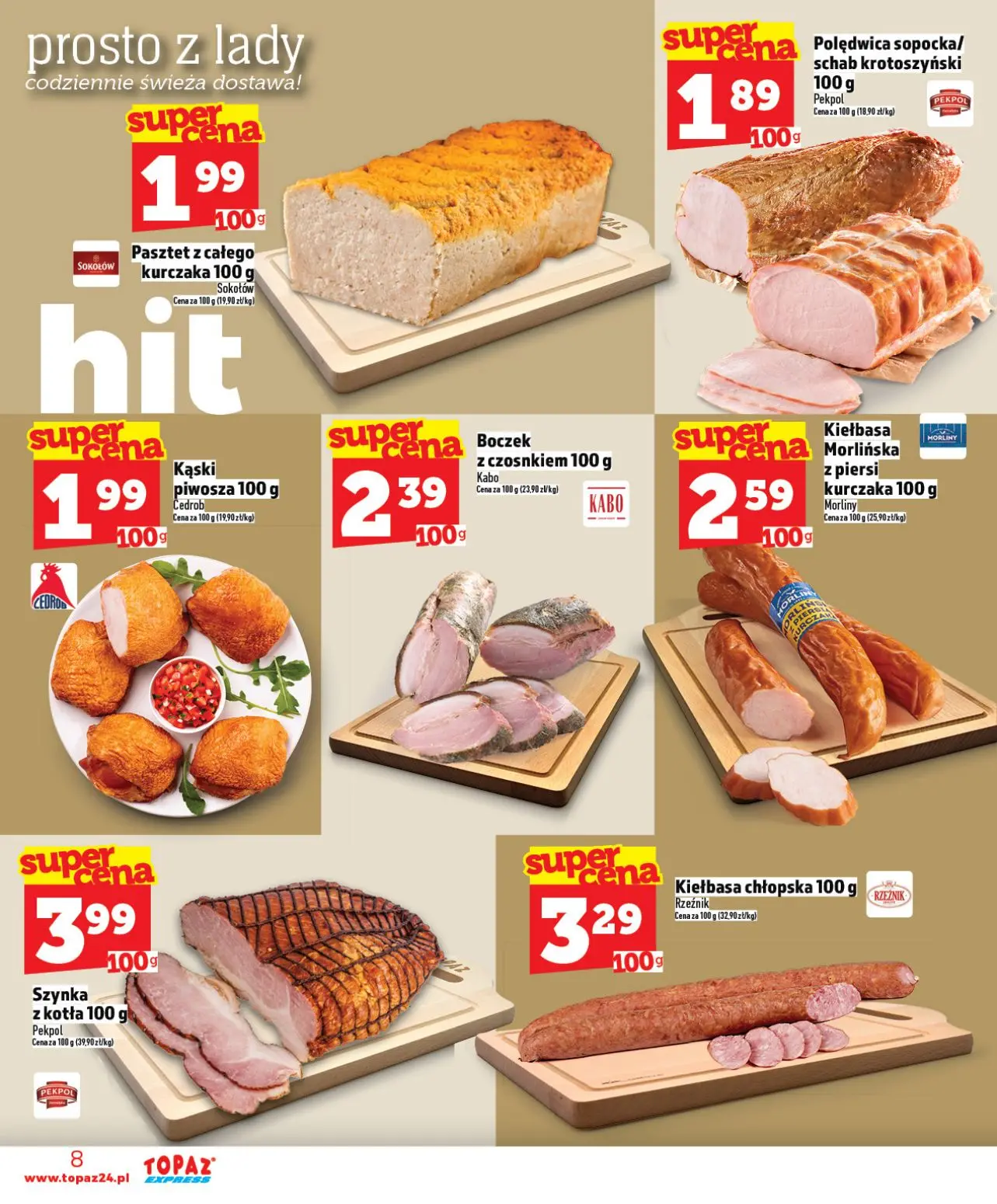 gazetka promocyjna Topaz Express - Strona 8