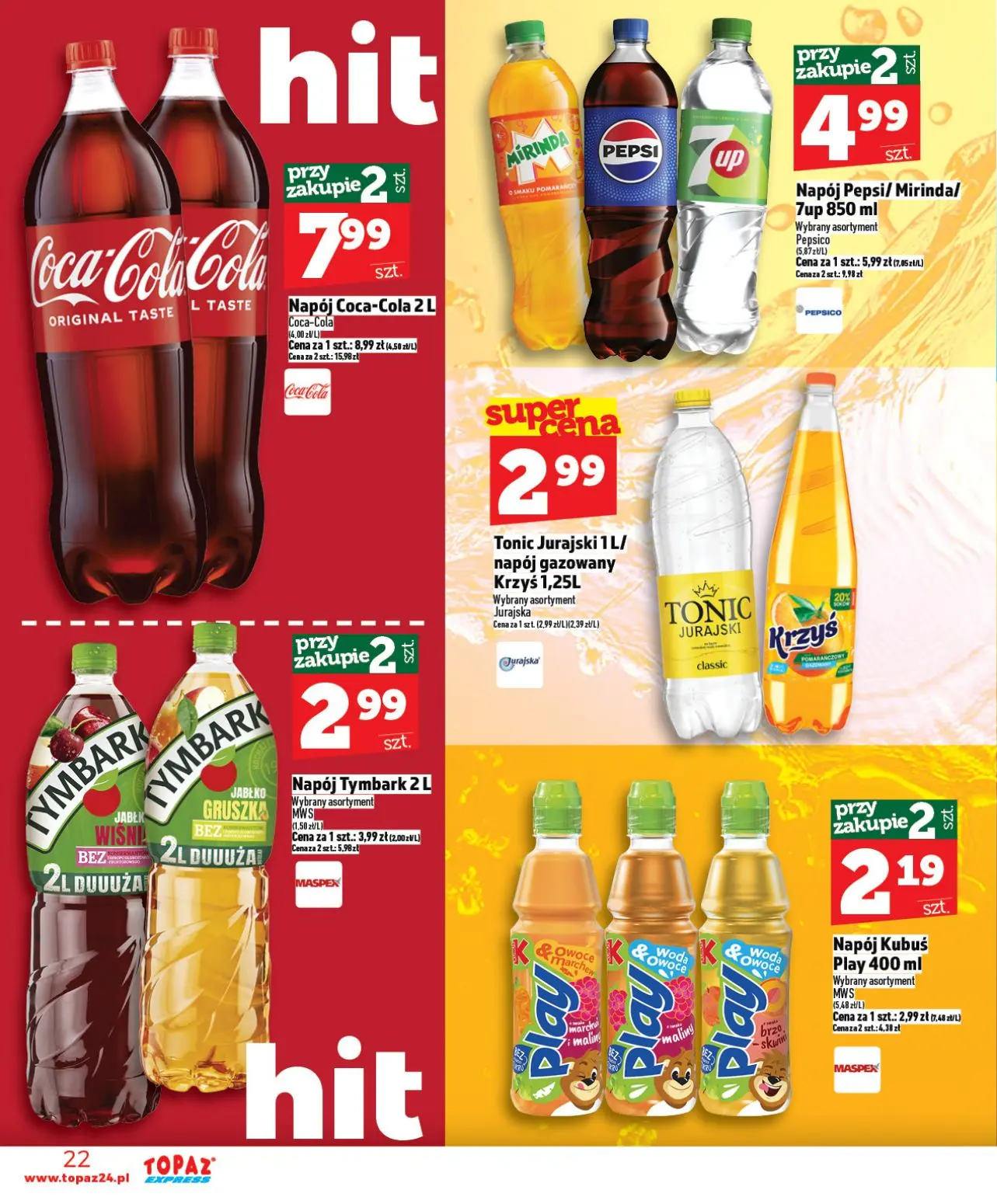 gazetka promocyjna Topaz Express - Strona 22
