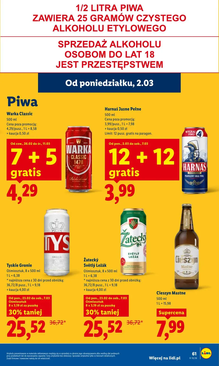 gazetka promocyjna LIDL Od poniedziałku - Strona 61