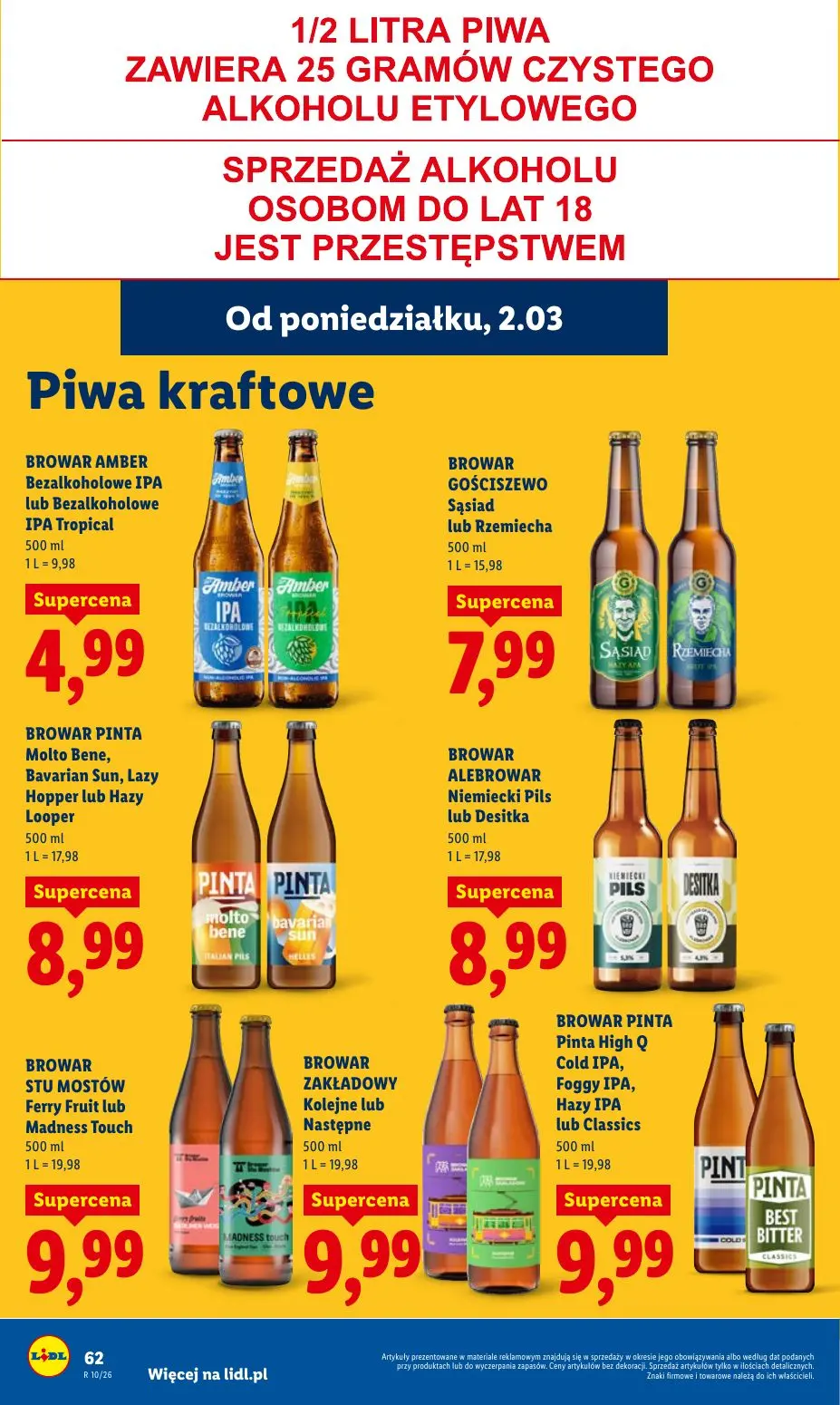 gazetka promocyjna LIDL Od poniedziałku - Strona 62