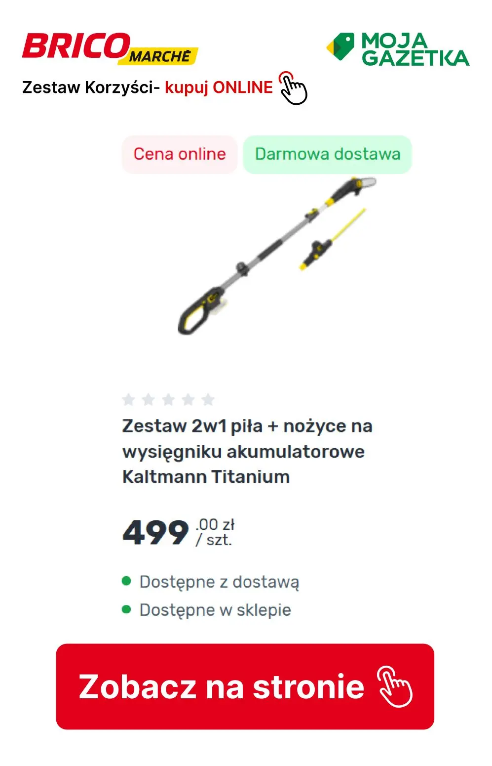 gazetka promocyjna BRICOMARCHE Zestaw korzyści- elektronarzędzia Kaltman TITANIUM - Strona 2