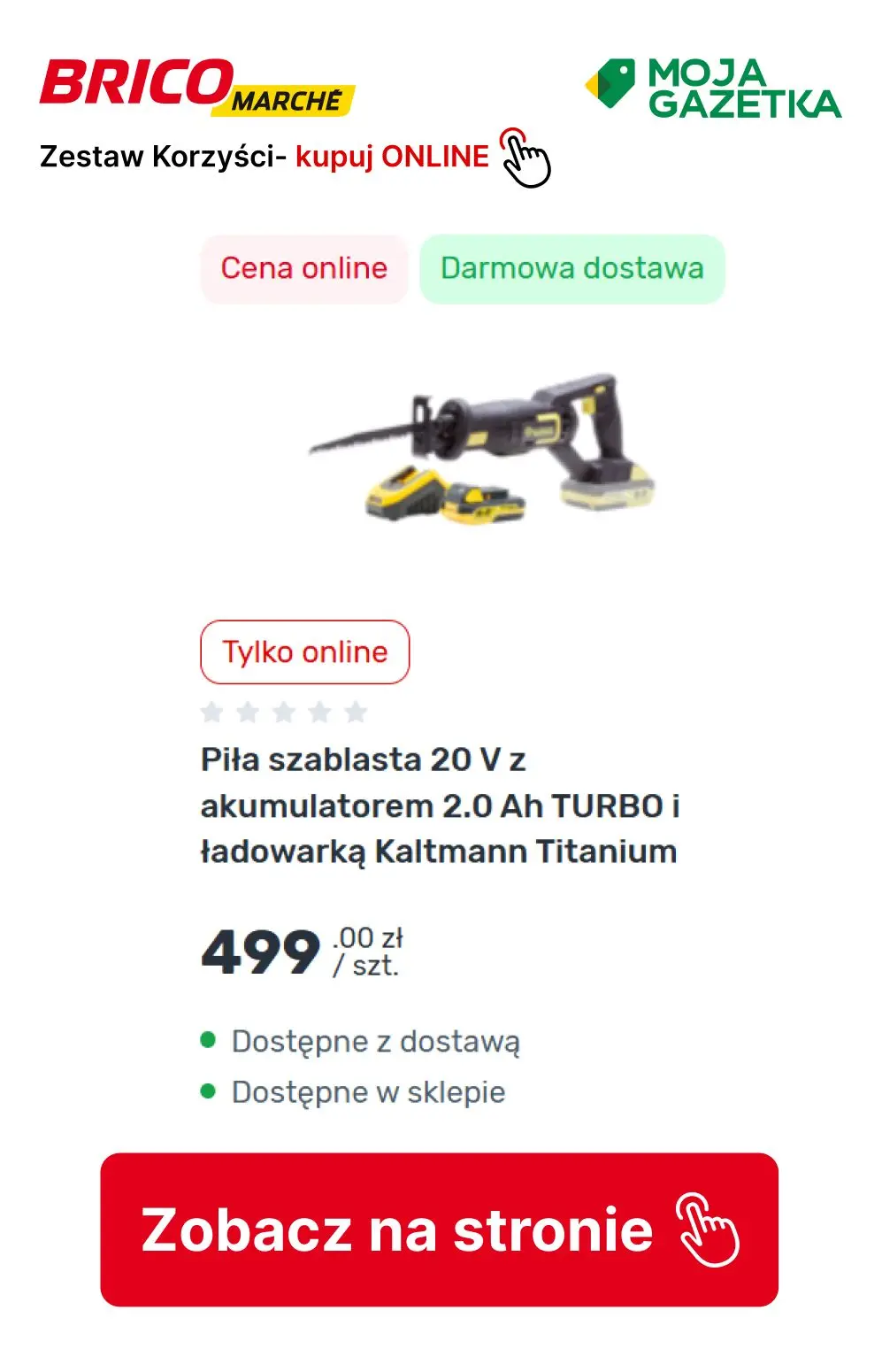 gazetka promocyjna BRICOMARCHE Zestaw korzyści- elektronarzędzia Kaltman TITANIUM - Strona 4