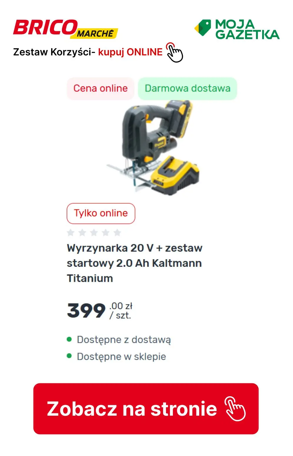 gazetka promocyjna BRICOMARCHE Zestaw korzyści- elektronarzędzia Kaltman TITANIUM - Strona 7