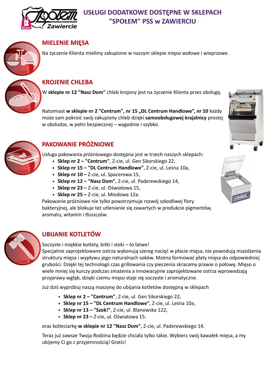 gazetka promocyjna Społem Zawiercie OFERTA "Społem" Zawiercie - Strona 3