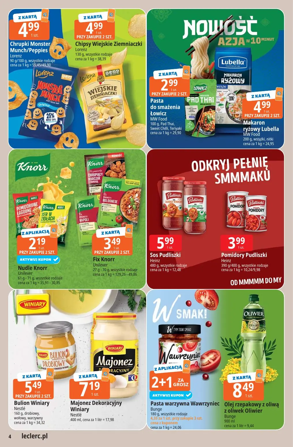 gazetka promocyjna E.Leclerc Wybór w dobrej cenie - Strona 4