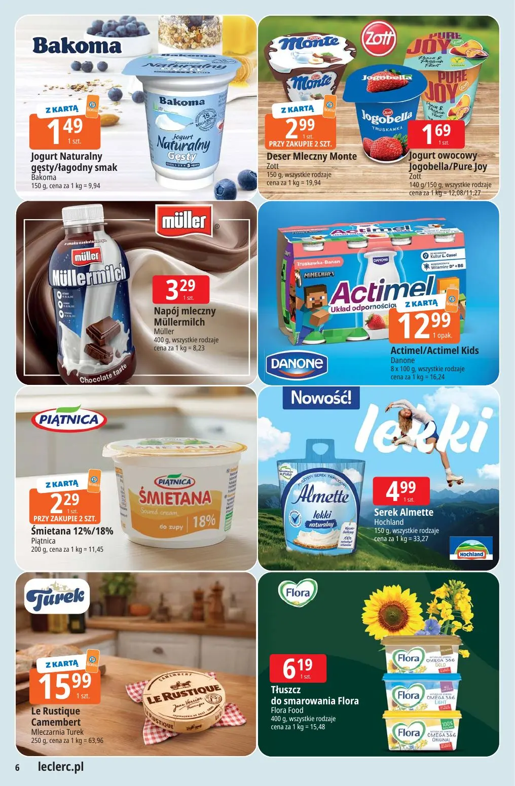 gazetka promocyjna E.Leclerc Wybór w dobrej cenie - Strona 6