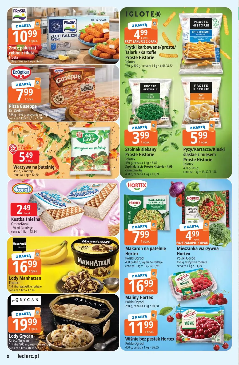 gazetka promocyjna E.Leclerc Wybór w dobrej cenie - Strona 8