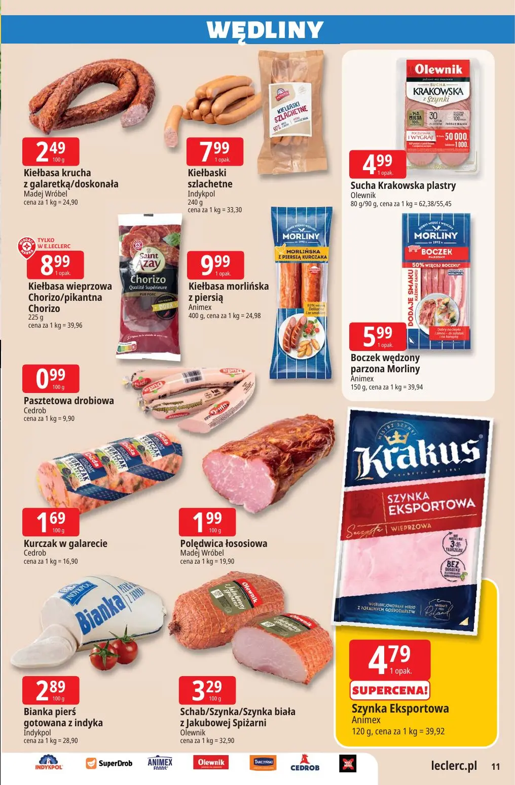 gazetka promocyjna E.Leclerc Wybór w dobrej cenie - Strona 11