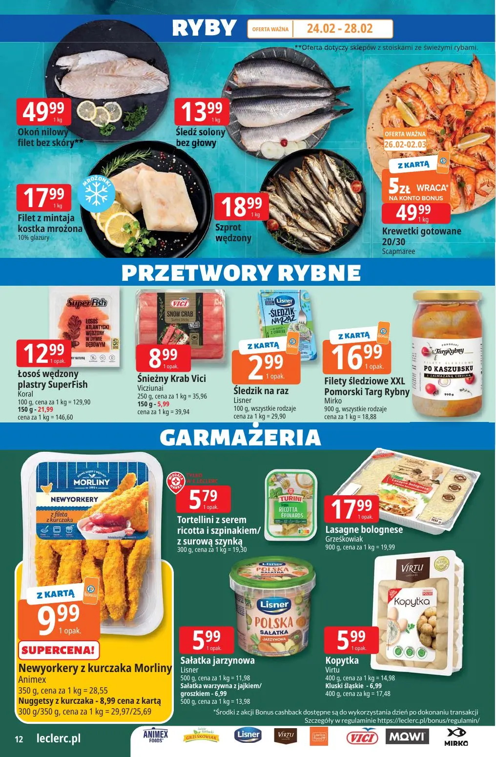 gazetka promocyjna E.Leclerc Wybór w dobrej cenie - Strona 12