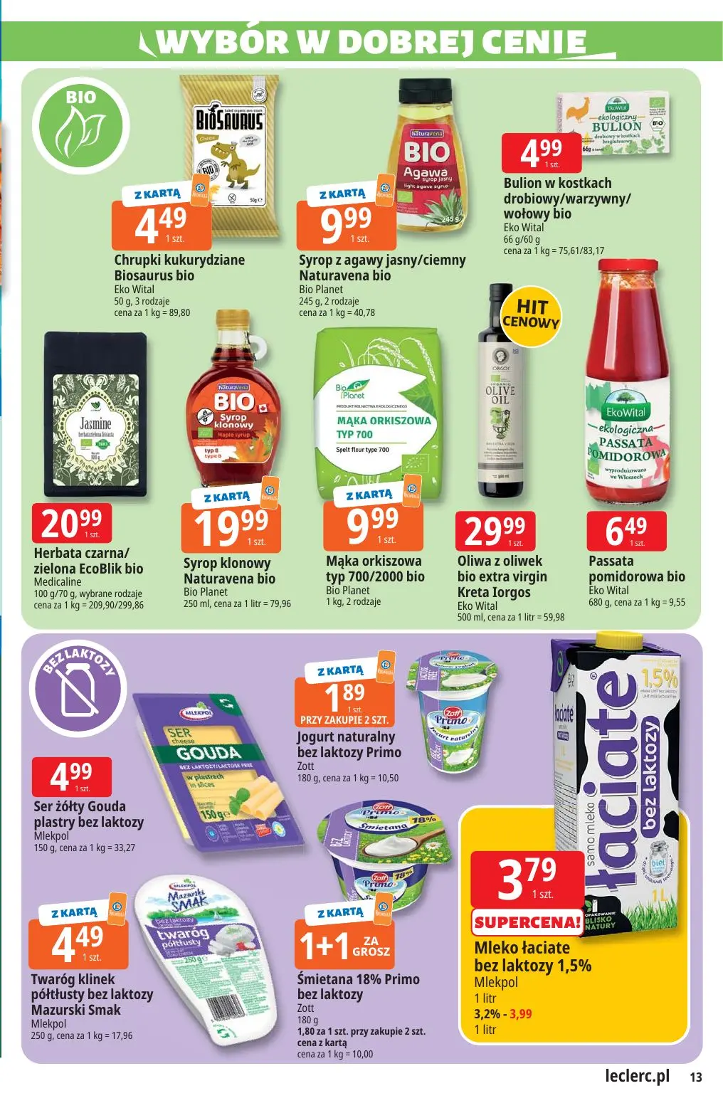 gazetka promocyjna E.Leclerc Wybór w dobrej cenie - Strona 13